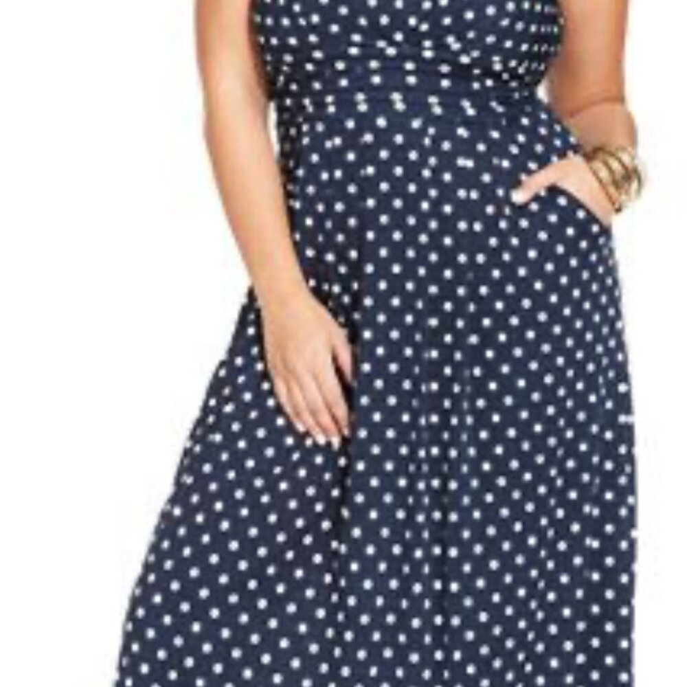 Polka Dot Maxi Dress